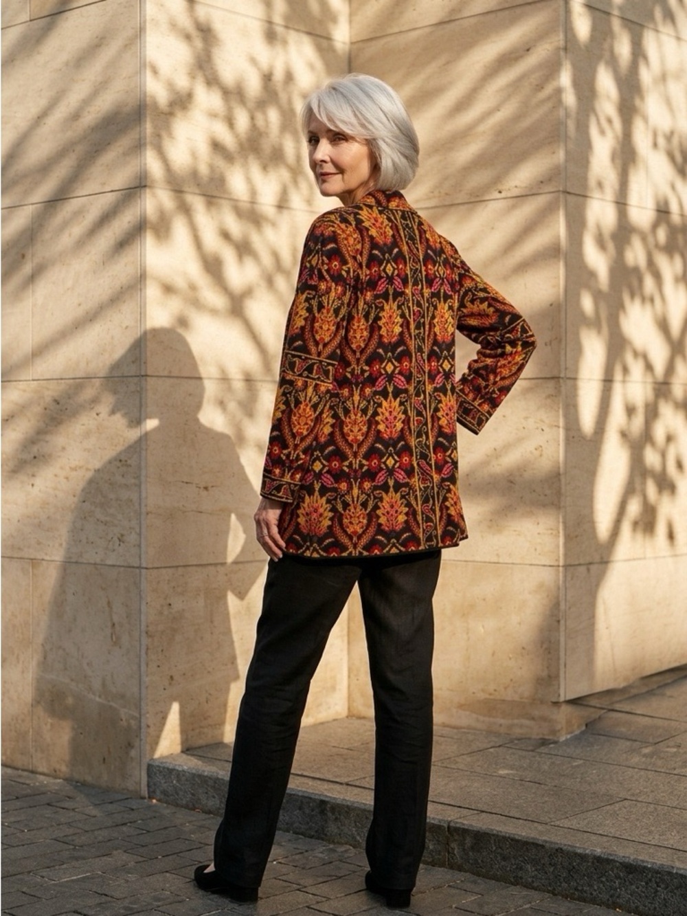 Cold Water Creek Knit Sweater Coat - Picture 3 of 7